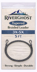 RiverGhost Braided Leader – 3X-5X